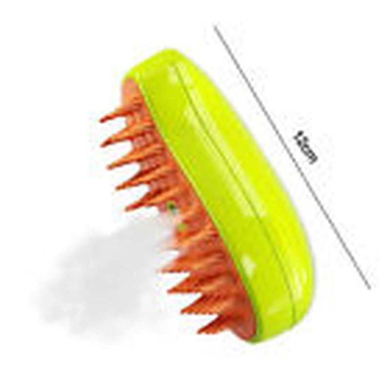 Rechargeable Shedding Hair Spray Hot Steam Easy Pet Grooming Brush for Cat, Dog